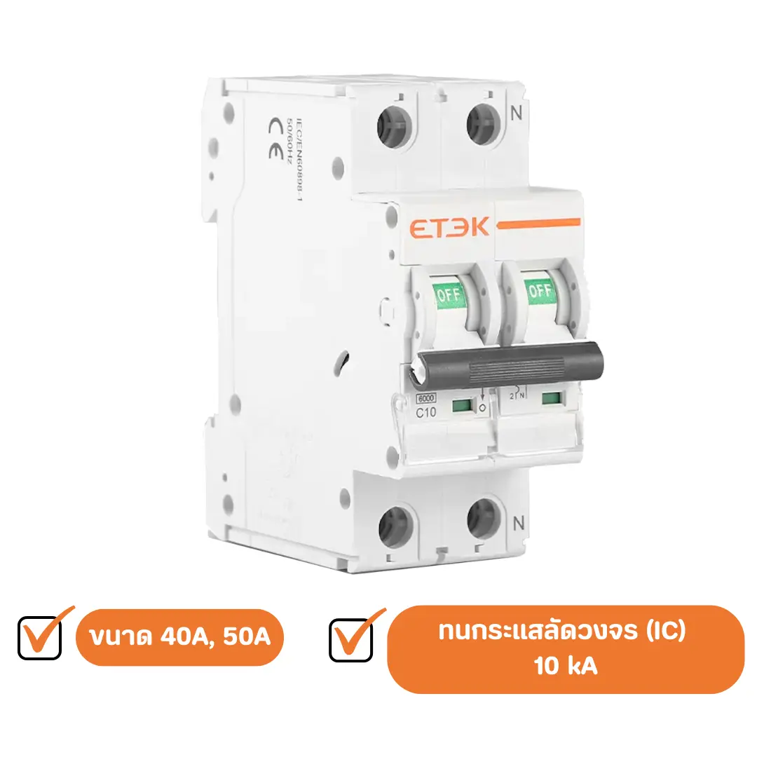 Etek MCB Main Breaker 10ka-1